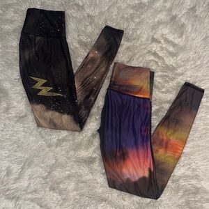Two pairs of Teeki leggings